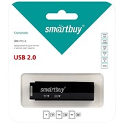 Карт-ридер USB2.0 Reader SmartBuy SBR-715-K черный microSDHC/SDHC
