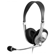 Наушники Ritmix rh-533 USB silver (уп. 40 шт) накладные с микр. для Skype