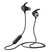 Наушники QCY QY19 черные* Bluetooth-гарнитура, вкладыши вакуумные с микроф.