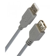Кабель Cablexpert удлинитель - 1,8 м USB 2.0 AM/AF серый
