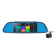 Видеорегистратор Recxon ASSIST V2 (зеркало) Android 7",1920x1080,3G,Wi-Fi,GPS,BT,2 кам,1+16GB,навигат