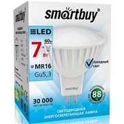 Светодиодная лампа Smartbuy Gu5.3 / MR16 / 7Вт/холодный SBL-GU5_3-07-40K-N