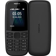 Сотовый телефон NOKIA 105 SS Black TA-1203