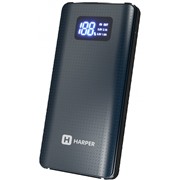 Аккумулятор внешний Harper PB-20000, 20000 mAh, Grey