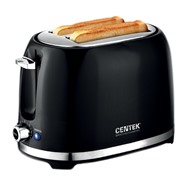 Тостер CENTEK CT-1432 черный 850Вт,7 ур.мощн., стальной теплоизолирован. корпус