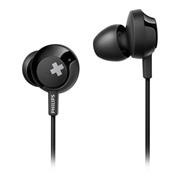 Наушники Philips she 4305BK вкладыши вакуумные с микрофоном