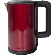 Чайник GALAXY GL 0300 Red 2000Вт, 1.8л, двойная стенка из нержавеющей стали