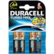 Батарейка Duracell Turbo Max LR6 / AA  BL4 (4/80)