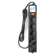 Сетевой фильтр Power Cube SPG-B-10 Black 5 розеток 3 метра 10A, 2.2 кВт
