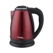 Чайник WILLMARK WEK-1808SS red 1800Вт, 1,8л, закр. спираль, нерж. сталь