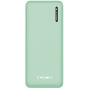 Аккумулятор внешний Crown CMPB-5000 фисташковый 5000 mAh, Li-Pol, 2A, 2xUSB
