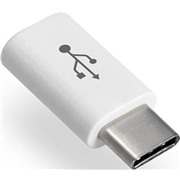 Адаптер OLMIO (038770) micro USB -> USB-C белый