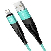 Кабель Nobby Expert Apple 8-pin мятный, 1 м, 2A