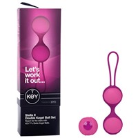 Jopen Key Stella II, розовый
Три вагинальных шарика с эластичным держателем