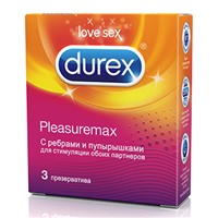 Durex Pleasuremax
С кольцами и пупырышками