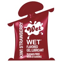 Wet Flavored Kiwi Strawberry, 10 мл
Увлажняющий гель-лубрикант на водной основе