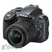 Фотоаппарат Nikon D3300 kit 18-55VRII (Gray)