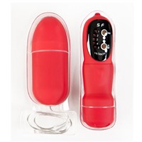 Toyfa вибратор, 7,6 см, красный
С пультом ДУ, яйцевидной формы