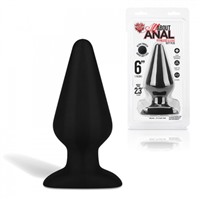 Hustler All About Anal Butt Plug, черный, 13 см
Анальный плаг из ультрабархатистого силикона с отверстием