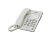 Телефон Panasonic KX-TS2363 RUW, проводной, громкая связь, настенная установка