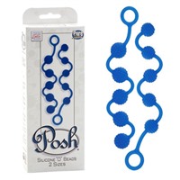 California Exotic Posh Silicone “O” Beads, синий
Две анальные цепочки