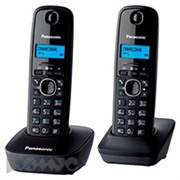 Телефон Panasonic KX-TG1612RUH серый,доп.трубка,АОН