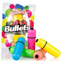 Screaming O ColorPop Bullets, желтый
Яркая водонепроницаемая вибропуля