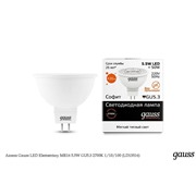  Gauss Лампа Gauss LED Elementary MR16 5.5W GU5.3 2700К 1/10/100 (LD13516)