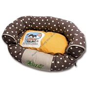 Катсу Лежак -диван  "Фьюжн"  шоколадный (разм.М)  75х50х20(cm)