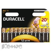 Батарея DURACELL АА/LR6-12BL BASIC бл/12