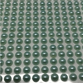 Стикеры полубусины 6мм, голубой