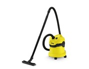 Пылесос Karcher WD2/MV2, 1000 Вт, 12 л, желтый/черный