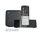 Телефон Gigaset SL400A металл/чёрный,бол.ЖК цвет.дисплей,тел.кн.500