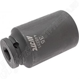 Головка торцевая ударная глубокая шестигранная 1/2", 35 мм, JTC, JTC-448235