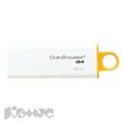 Флэш-память Kingston DataTraveler G4 8GB USB 3.0(DTIG4/8GB)желтый