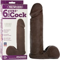 Doc Johnson Vac-U-Lock Cock 15 см, черный
Реалистичная насадка