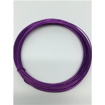 Проволока цветная алюминиевая 100% цвет: фиолетовый (purple) 1мм 10м