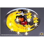  Sneha 1580/8 (G4+LED WT, ПДУ) светильник потолочный