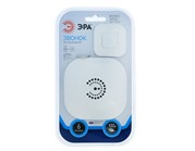 Звонок ЭРА BIONIC White беспроводной, 6 мелодий, до 100м., IP44, от 2 Х АА (не в комплекте)