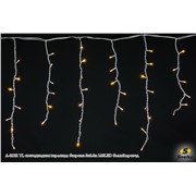  Sneha A-056R YL светодиодная гирлянда "бахрома" 5x0.6м 180LED белый провод влагозащищен.