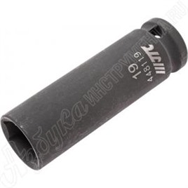 Головка торцевая ударная шестигранная 1/2", 19 мм, JTC, JTC-448119