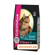 Сухой корм Eukanuba Cat для пожилых кошек курица+ливер (2 кг) (9518/5664)