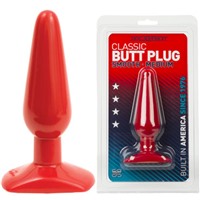 Doc Johnson Classic Butt Plugs, красная
Анальная пробка среднего размера