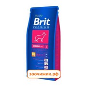 Сухой корм Brit Premium Dog Senior L для собак (для крупных пород от 7 лет) 3 кг.