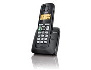 Радиотелефон Dect Gigaset A220 чёрный, АОН