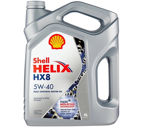 Моторное масло Shell Helix HX8 Synthetic 5W-40 (4л.)