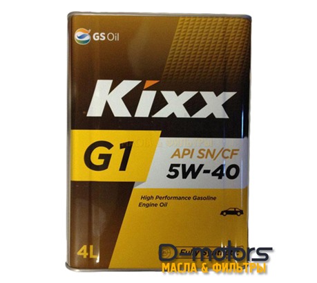 Моторное масло KIXX G1 5W-40 (4л)