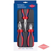 Набор инструментов для монтажа, 3 предмета, KNIPEX, KN-002011