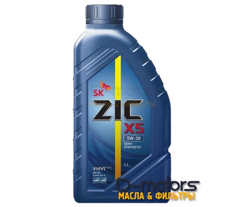 Моторное масло ZIC X5 5W-30 (1л.)