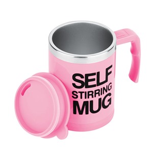 Кружка-мешалка Self Stirring Mug, розовая